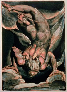 The First Book of Urizen; Man Floating Upside Down